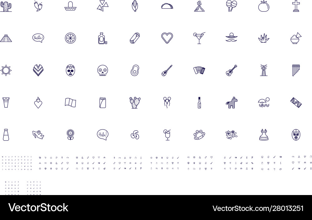mexikanische taco food fill style icon Mexikanische taco food fill style icon vektorbild