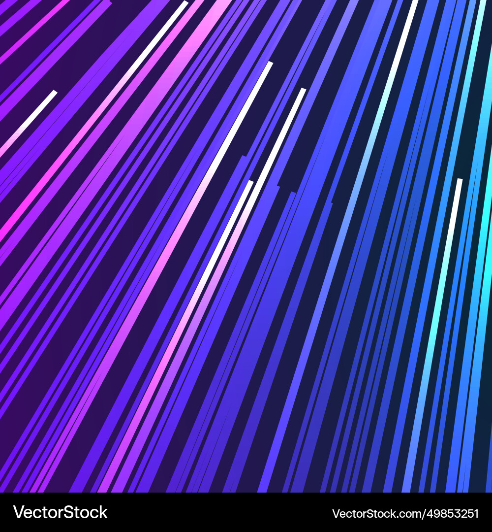 Neon speed line background stripe effect Vector Image