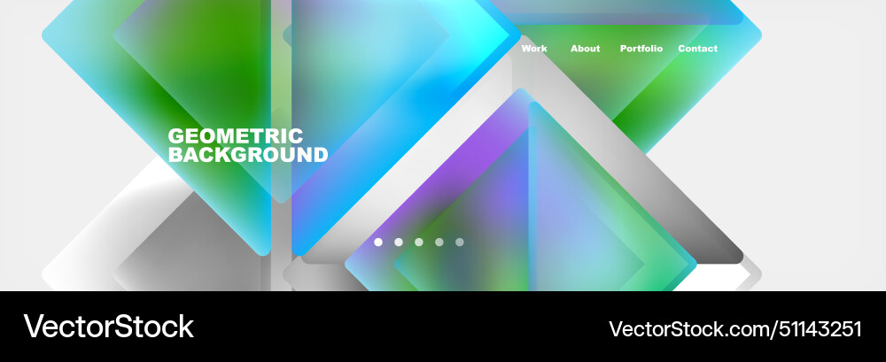 Triangle minimal web site page background design Triangle minimal web site page background design vector image