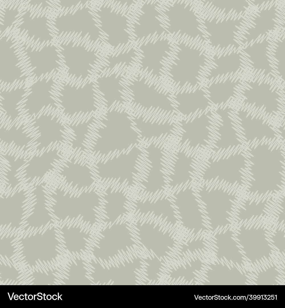 Wavy scribbled grid seamless pattern Wavy scribbled grid seamless pattern Vector Image