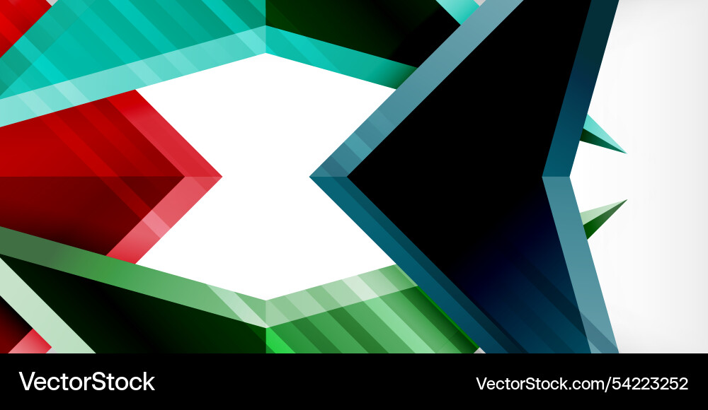 Abstract background color triangles and arrows Abstract background color triangles and arrows Vector Image