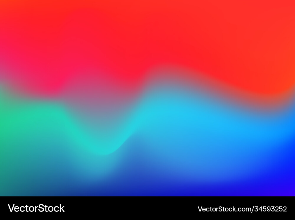 Abstract Color Gradient Flow vector image