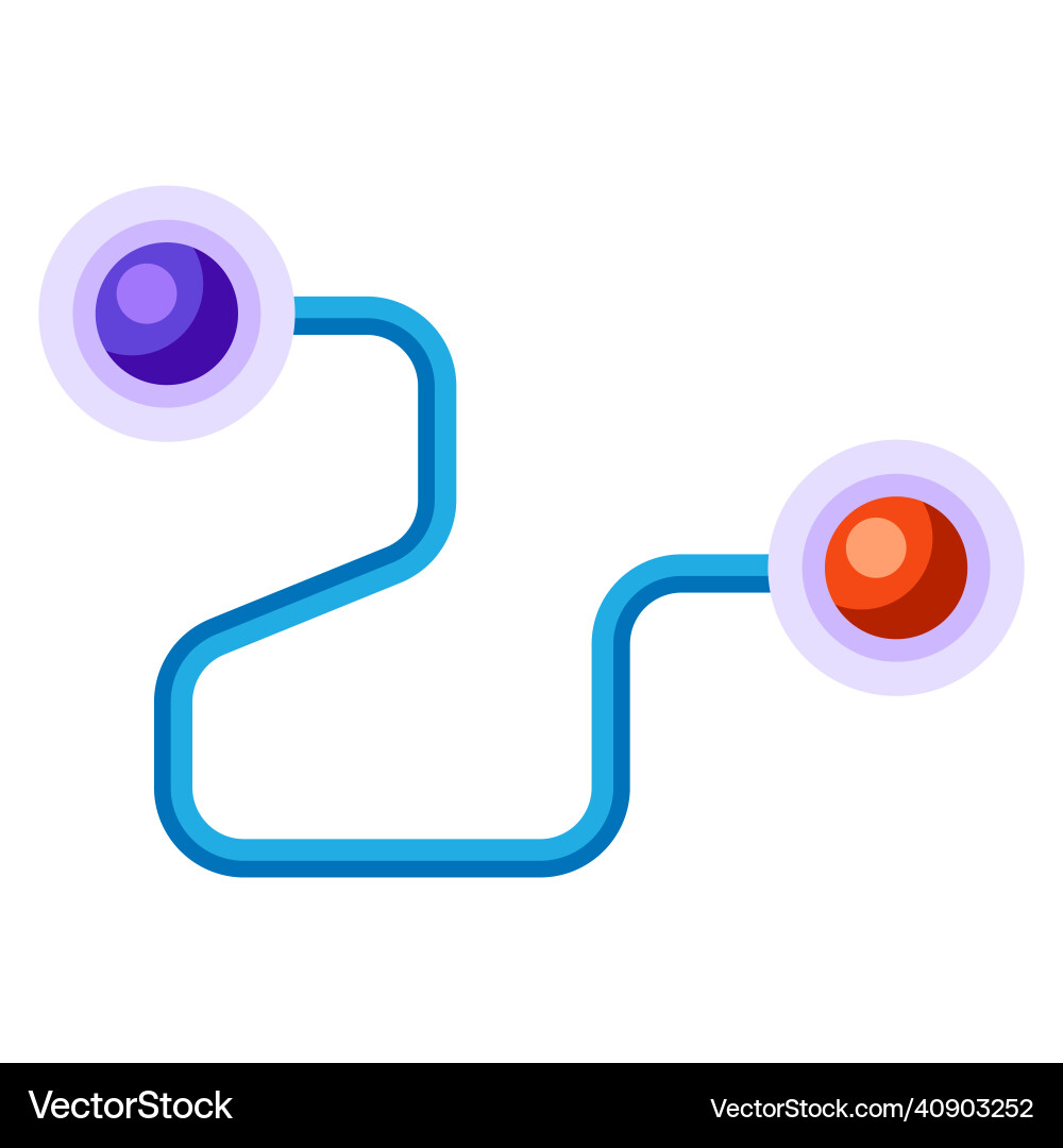 Background design with path between points Background design with path between points vector image