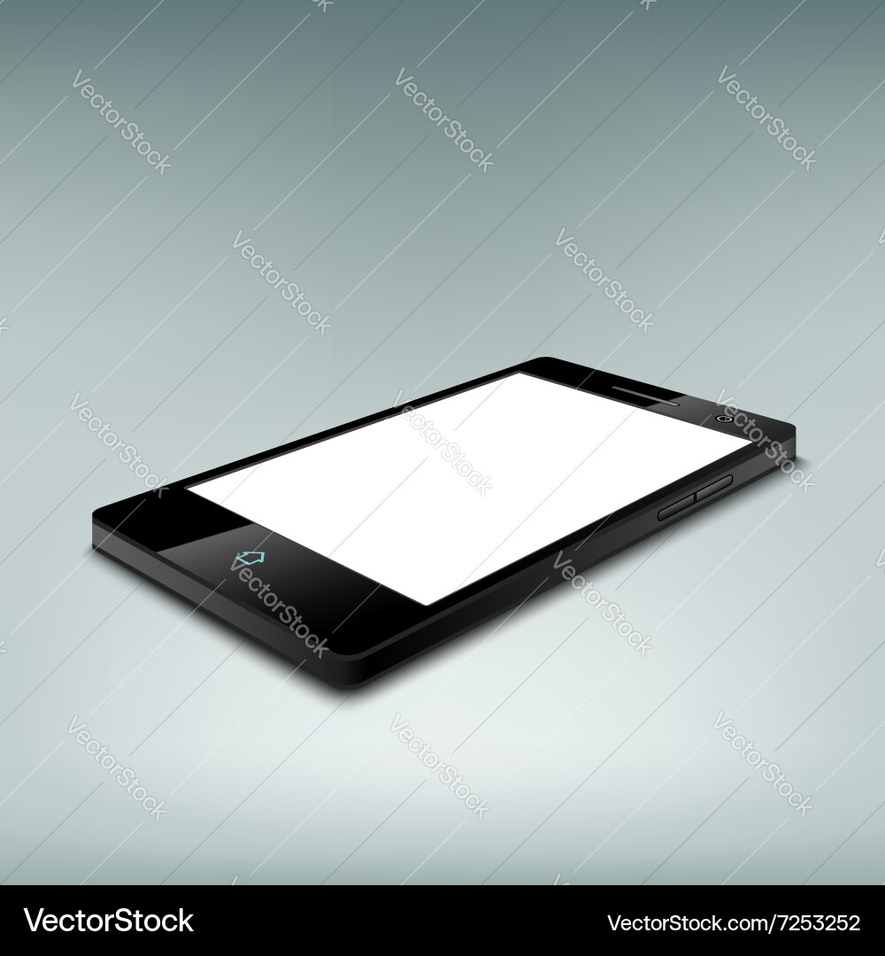Black smartphone stock Royalty Free Vector Image