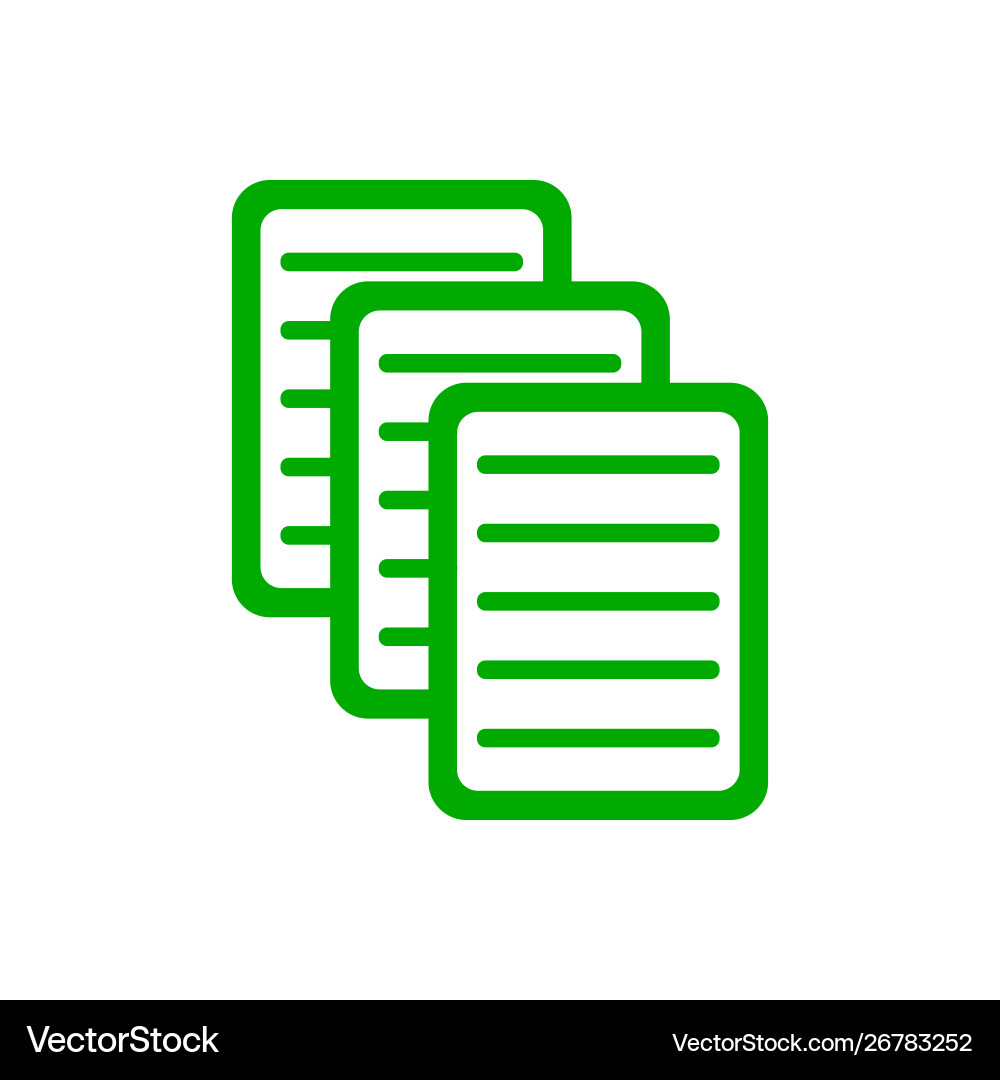 Document and background Vector Image