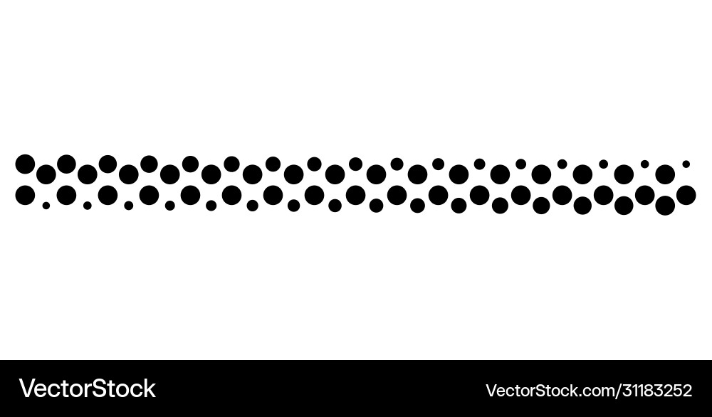 Dotted line simple shape symbol icon design illus Vector Image