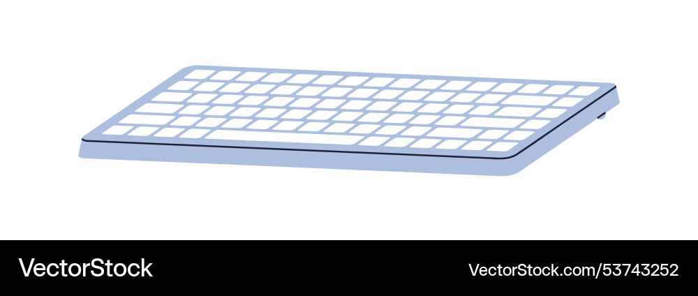Modern Computer Keyboard Icon vector image