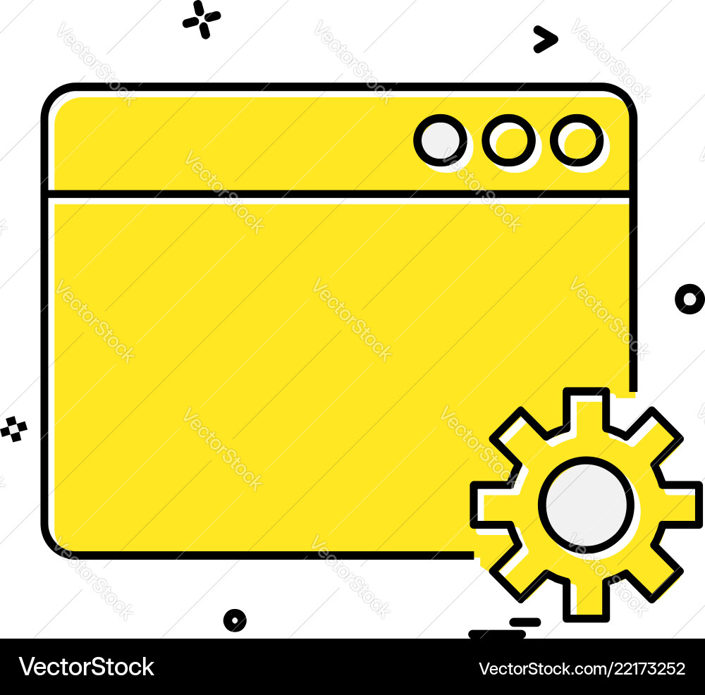 Web layout icon design Web layout icon design Vector Image