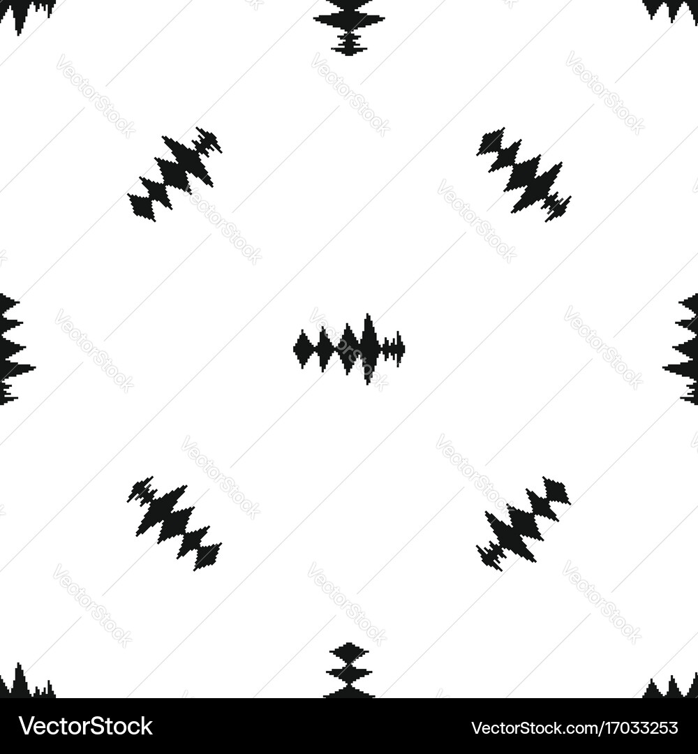 Audio digital equalizer technology pattern vector image