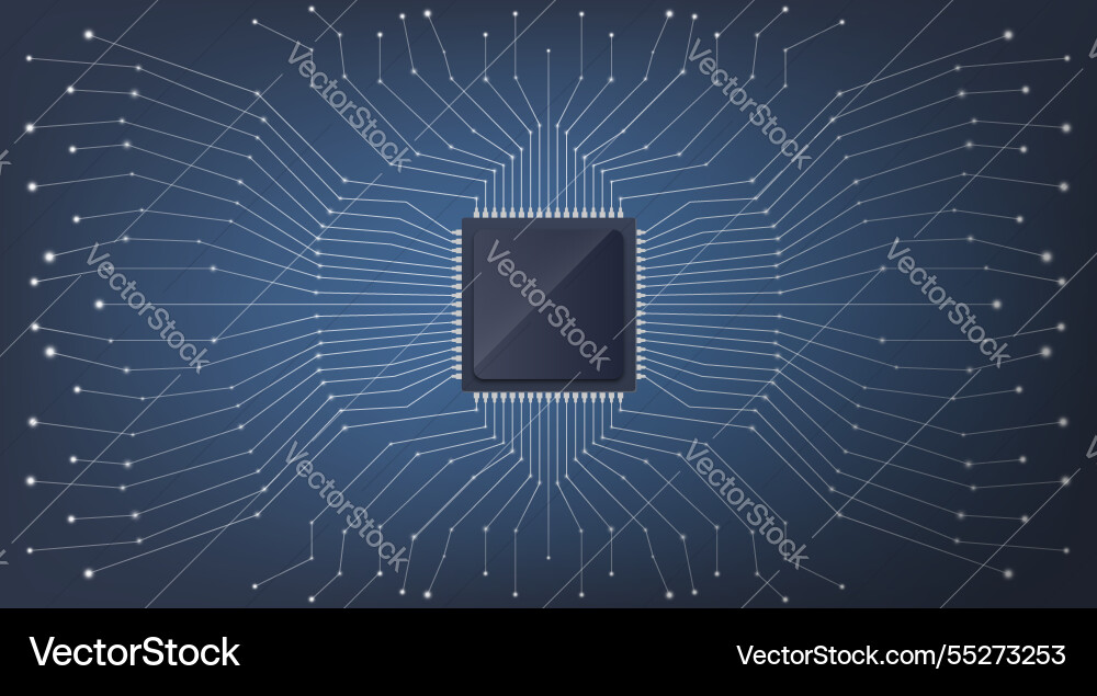 Digital microprocessor emerges as a key Digital microprocessor emerges as a key vector image