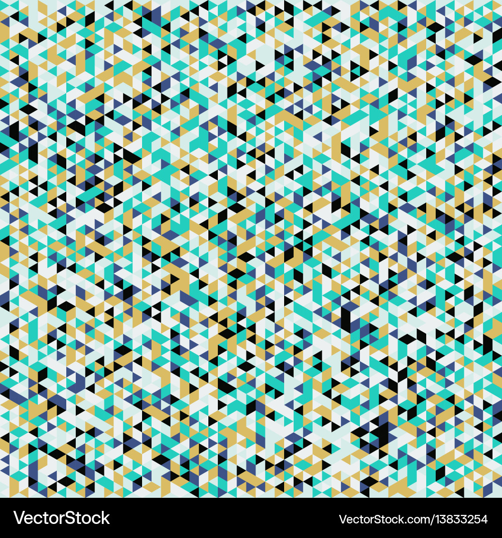 Abstract color pattern backdrop with mosaic black vector image