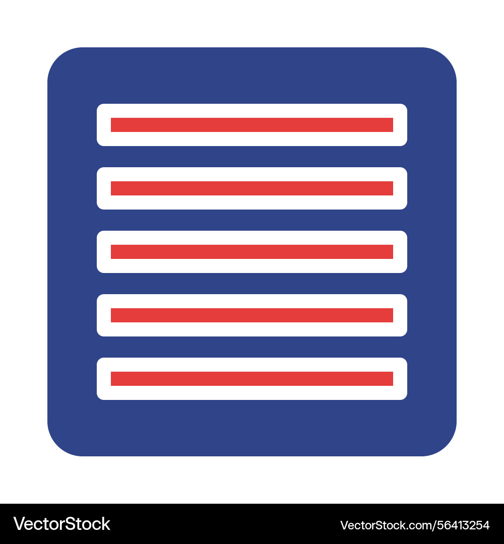 Abstract representation of structured data Abstract representation of structured data vector image