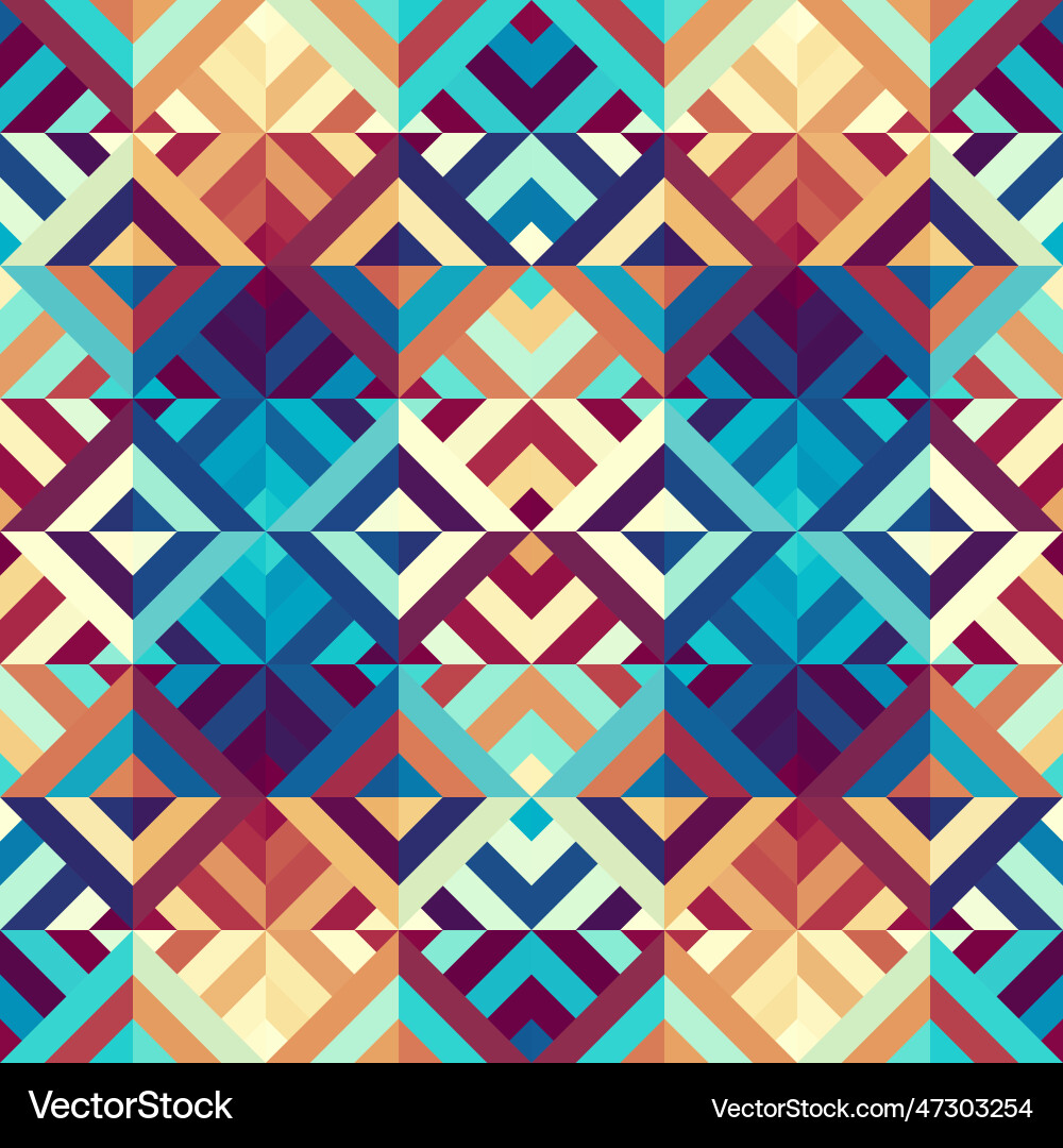 Geometric abstract triangles pattern seamless Geometric abstract triangles pattern seamless Vector Image