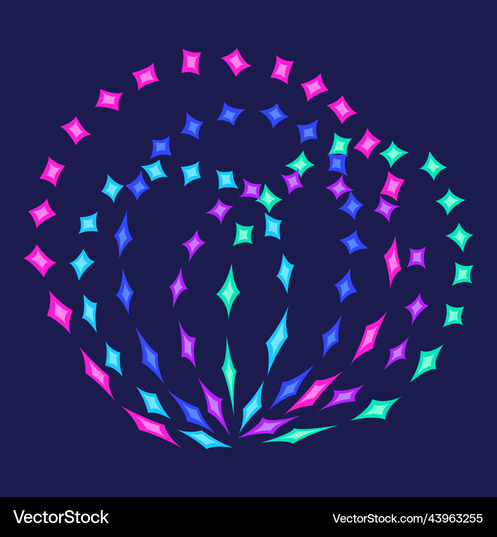 Background with various colored stars image Background with various colored stars image vector image
