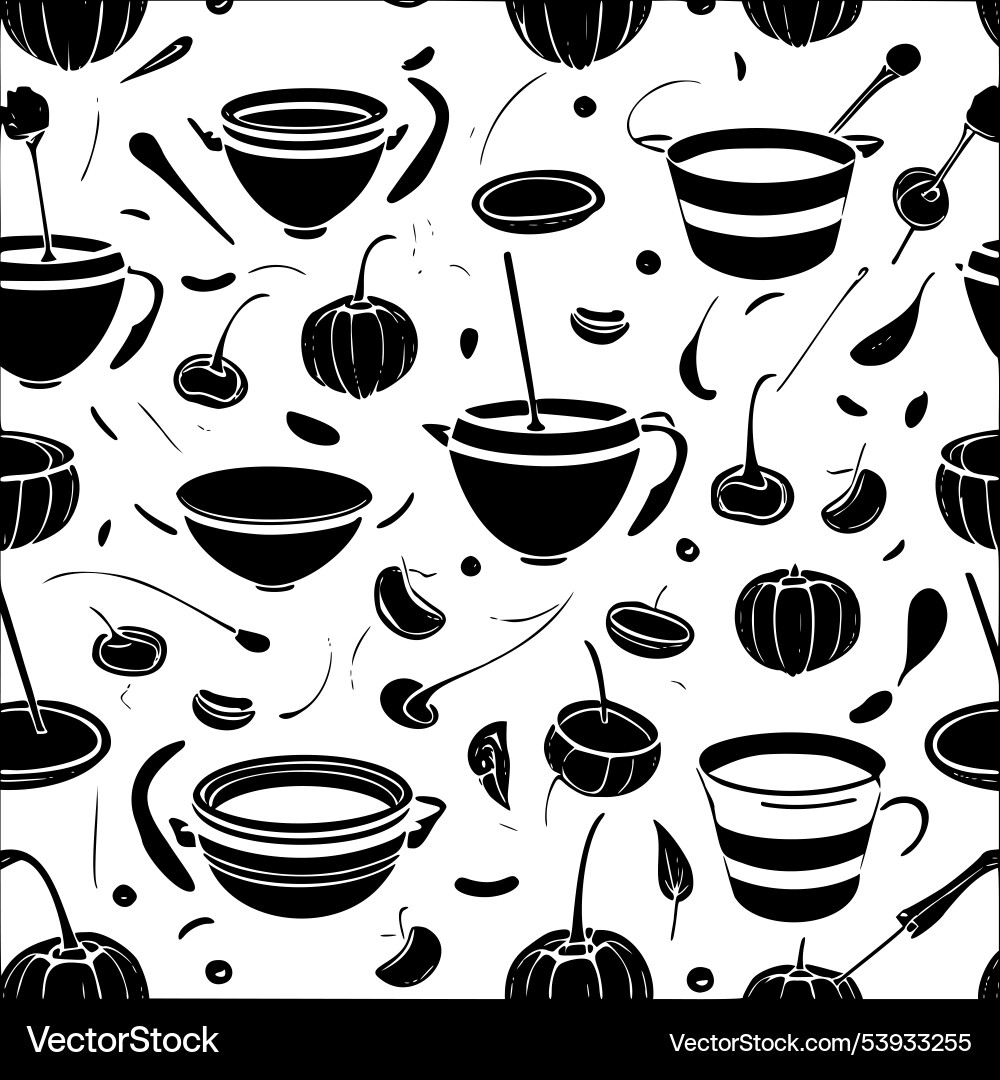 Cauldron abstract pattern seamless Cauldron abstract pattern seamless Vector Image