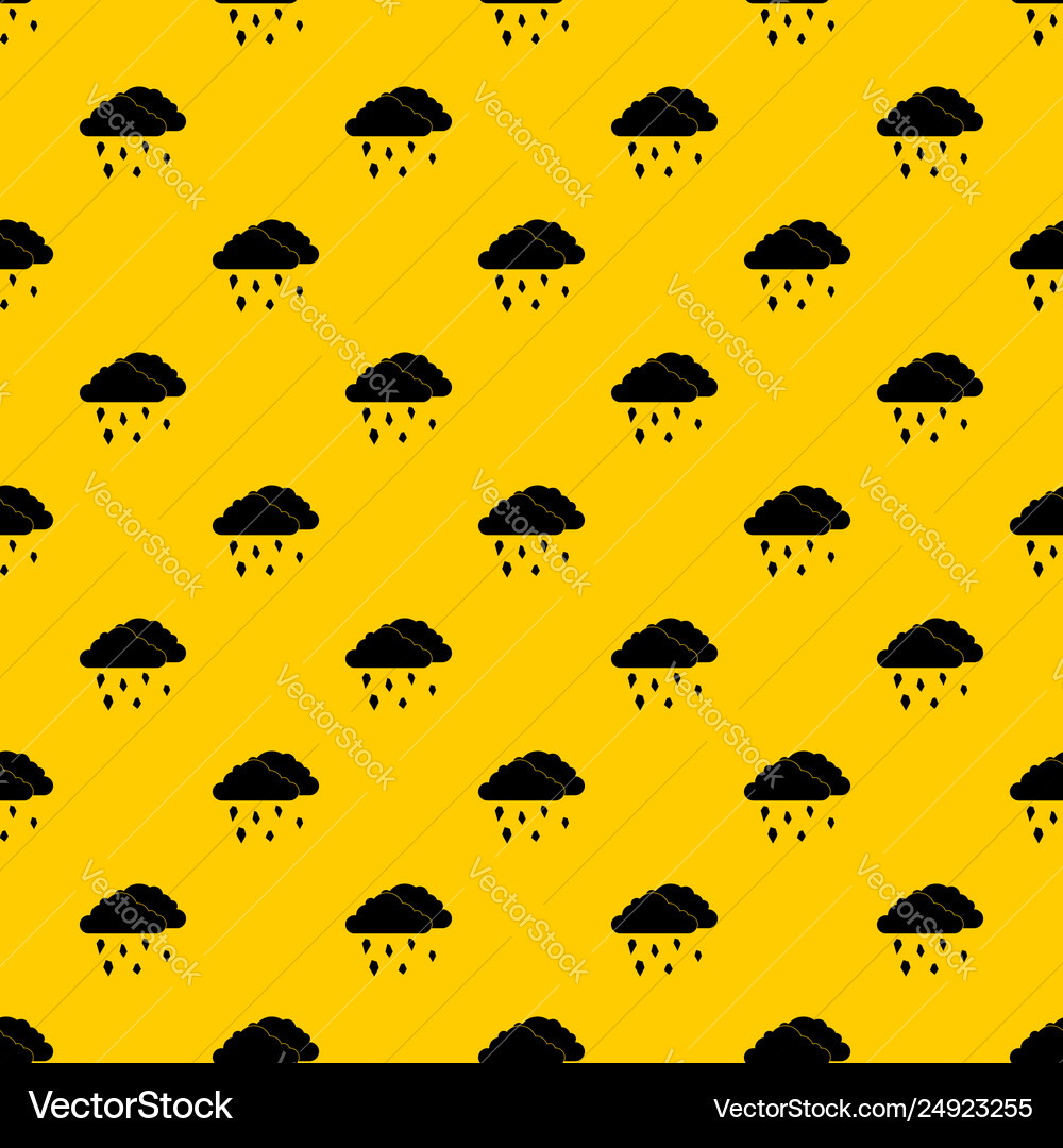 Clouds and hail pattern Clouds and hail pattern vector image