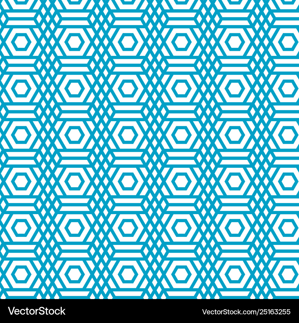 Nice hexagonal pattern 7 vector image
