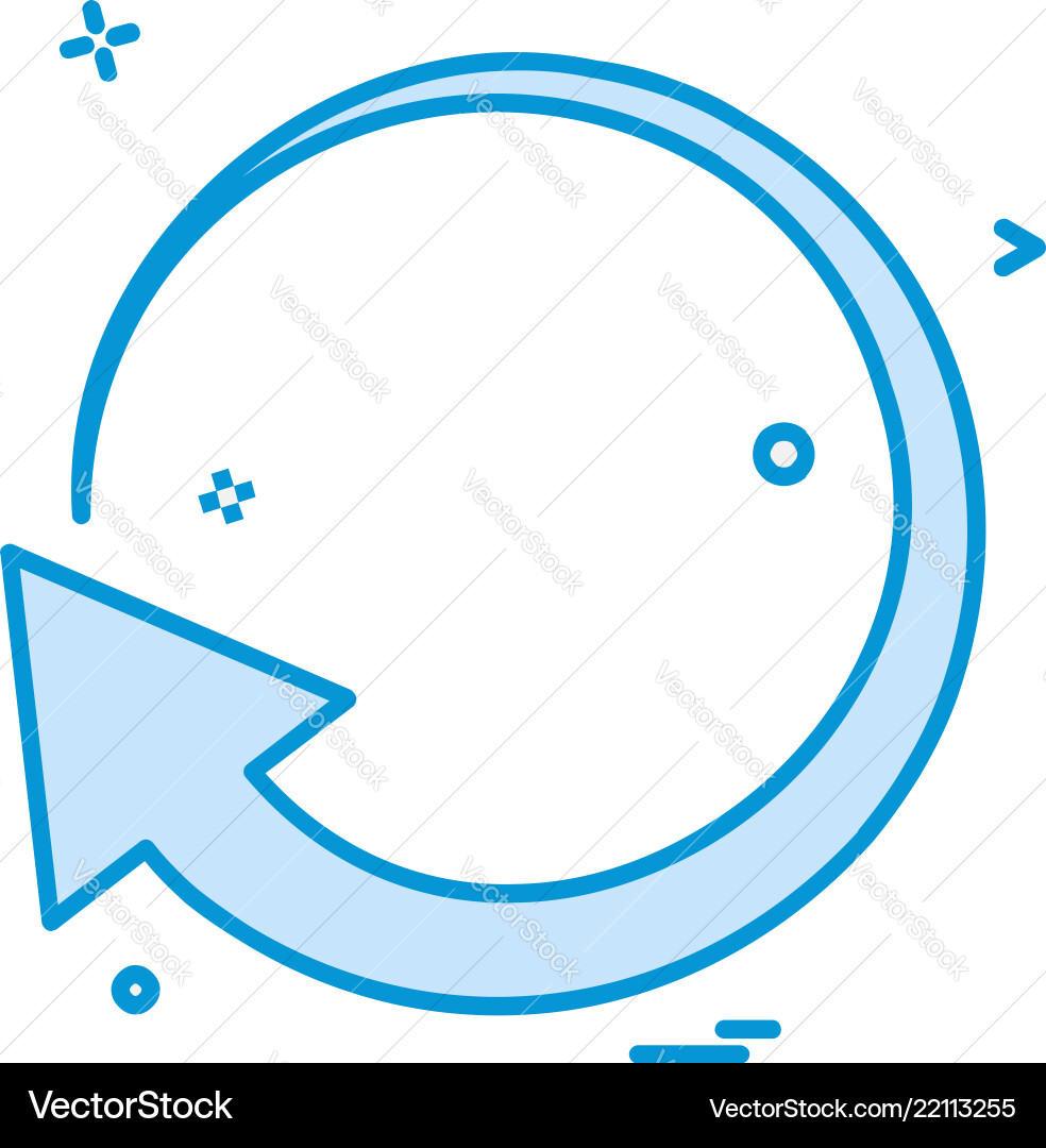 Refresh icon design Refresh icon design vector image