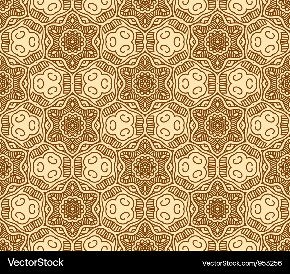 Aztec Pattern Seamless Texture vector image