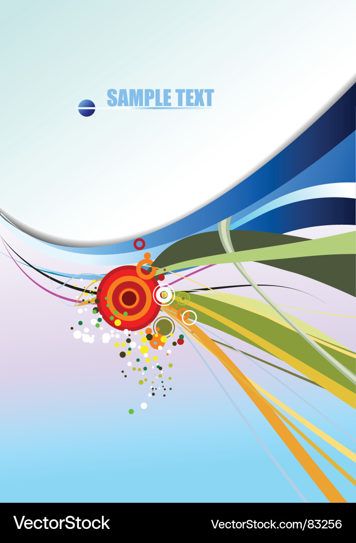 Colored background vector image