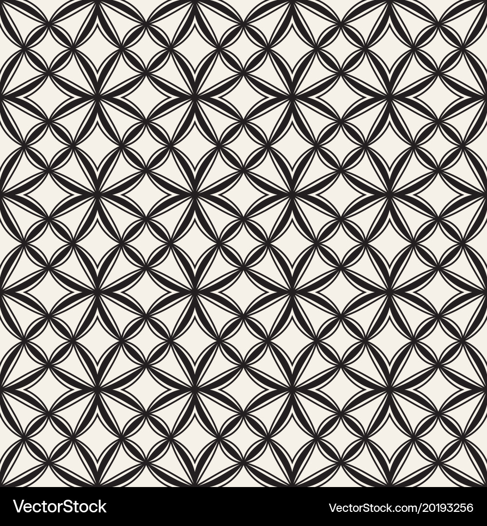 Geometric Lattice Pattern vector image