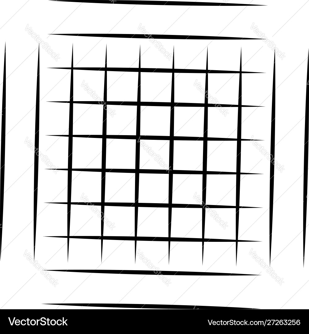 Grid mesh element cellular reticular grate Vector Image