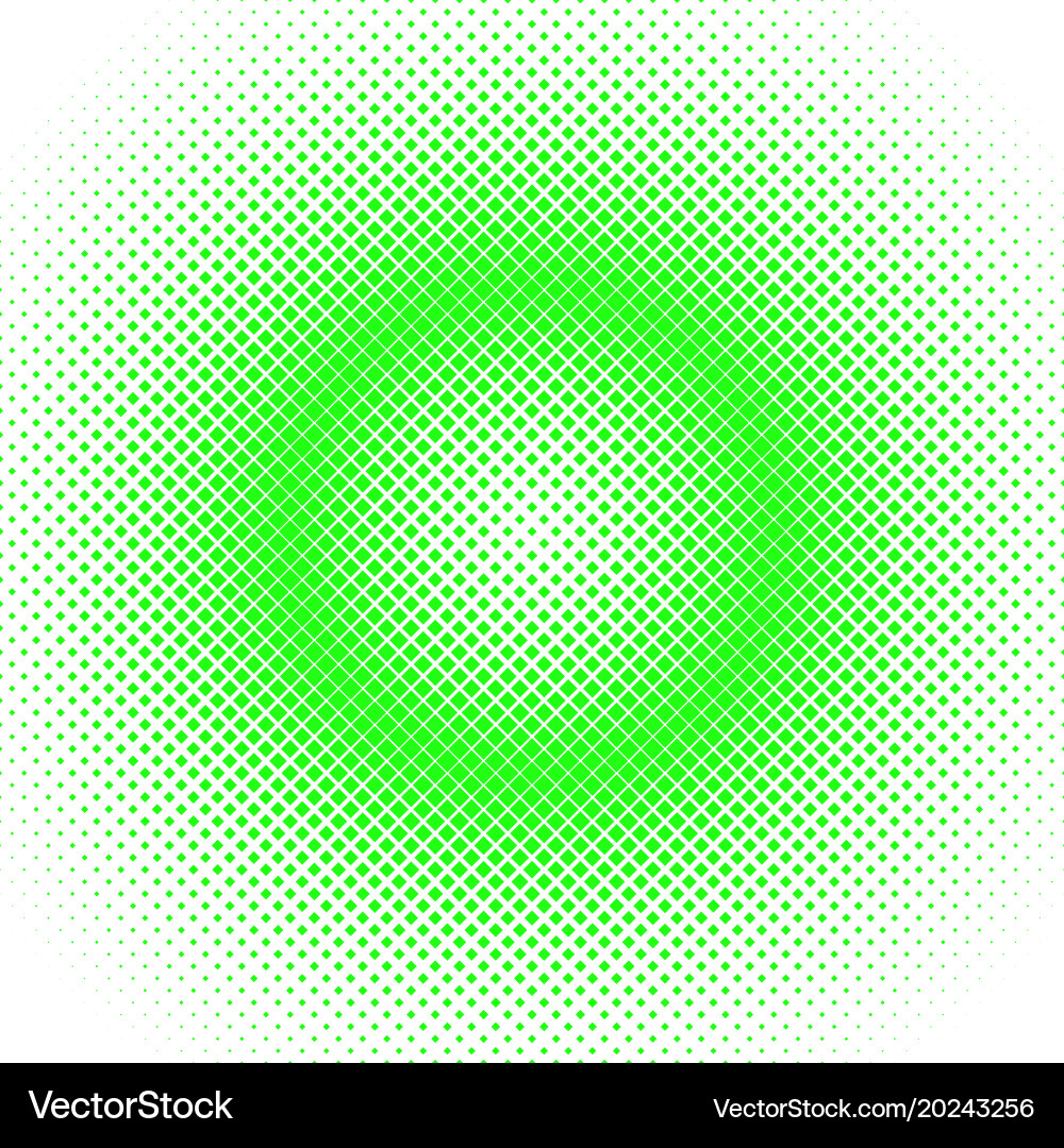 Halftone square pattern background template vector image