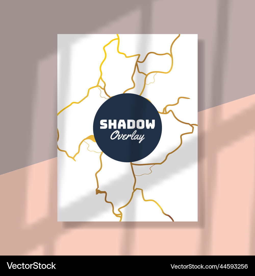 Marble texture with shadow overlay effect Vector Image