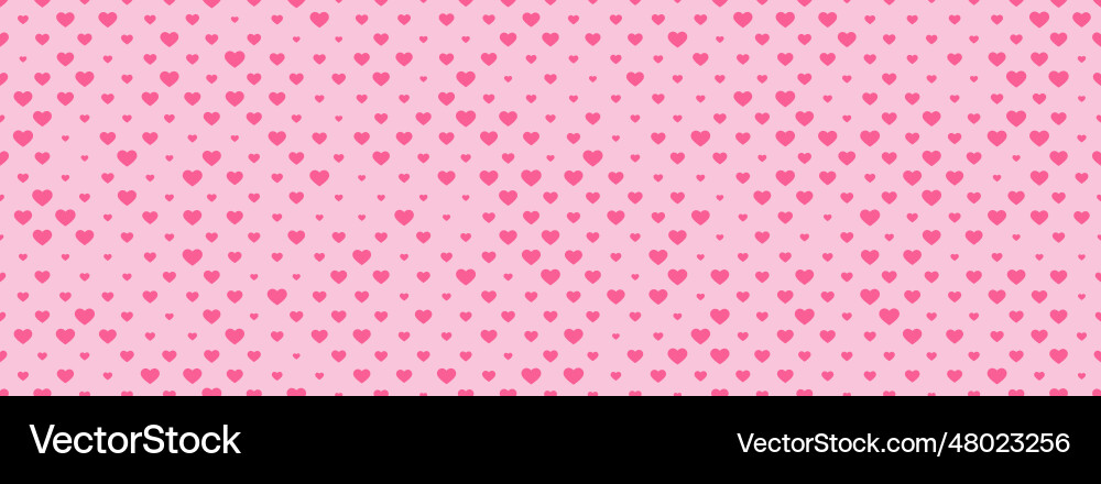 Seamless pattern with a heart of different sizes Seamless pattern with a heart of different sizes vector image