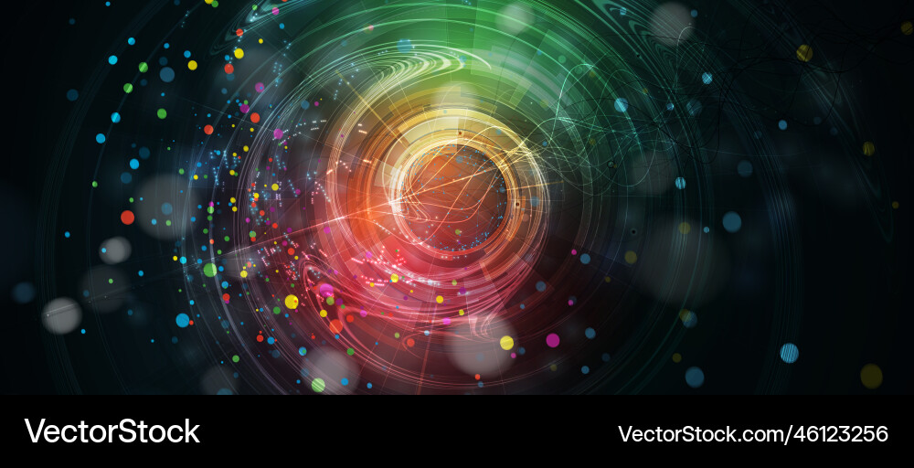 Technology data background idea of global Technology data background idea of global vector image