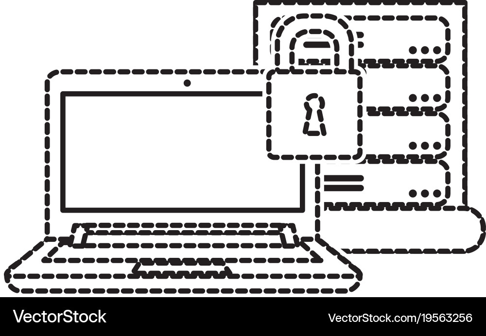 Web hosting design Vector Image