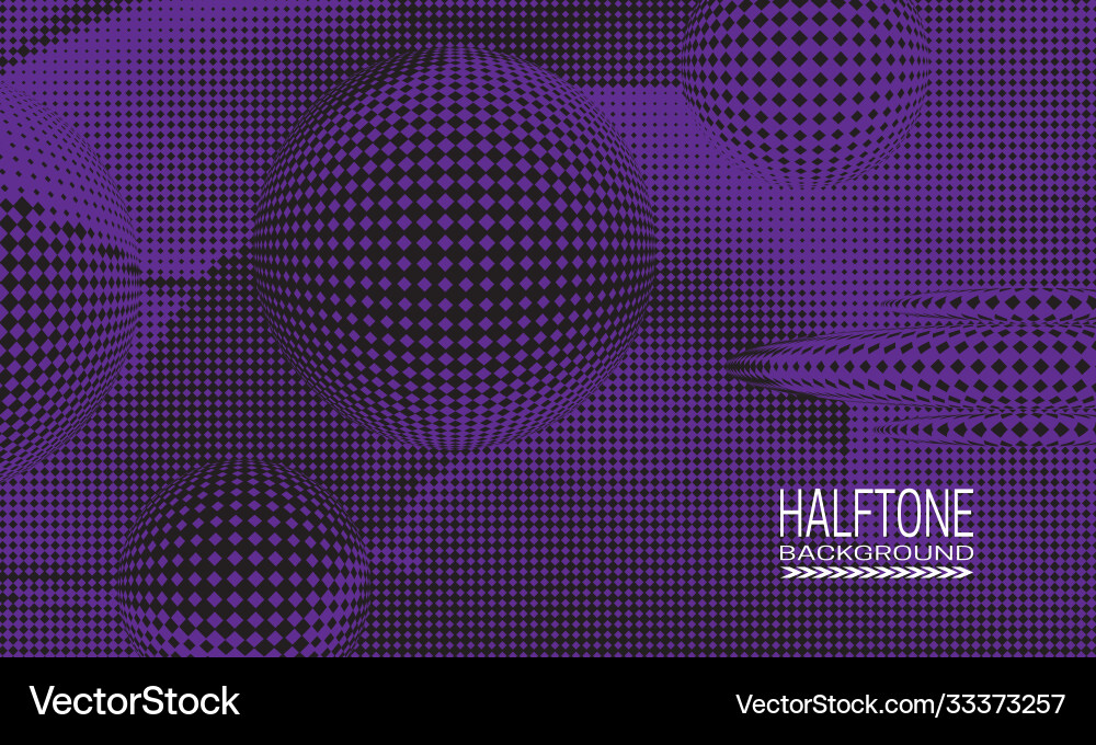 Abstract halftone background design with texture vector image
