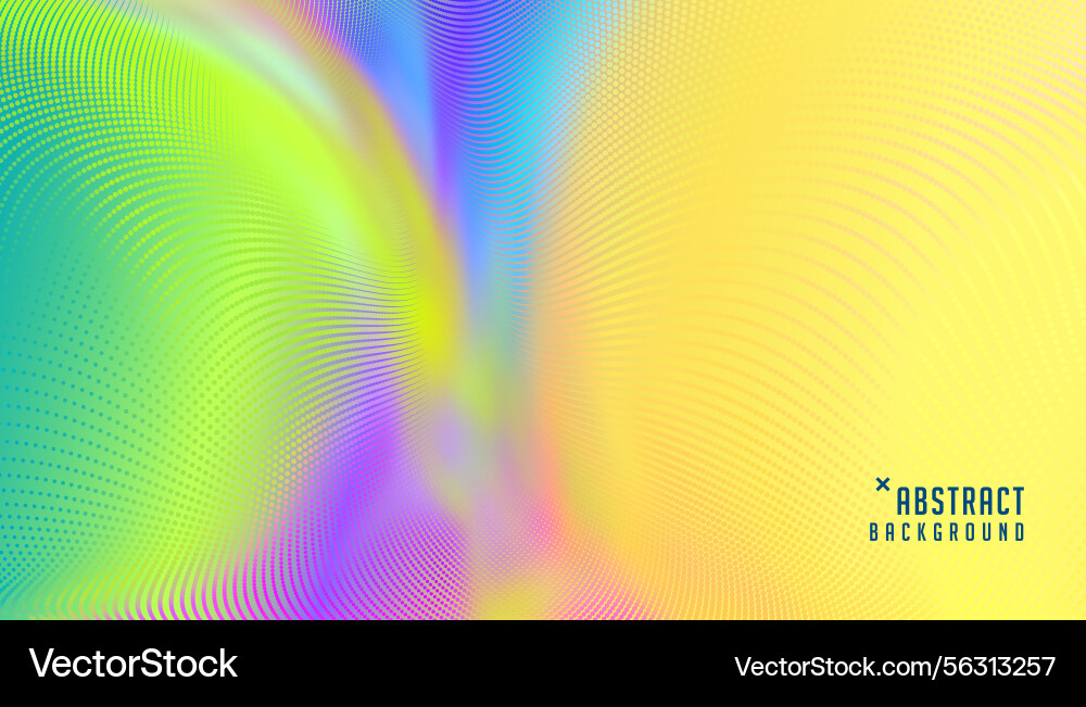 Blurred colorful particle background in pop vector image