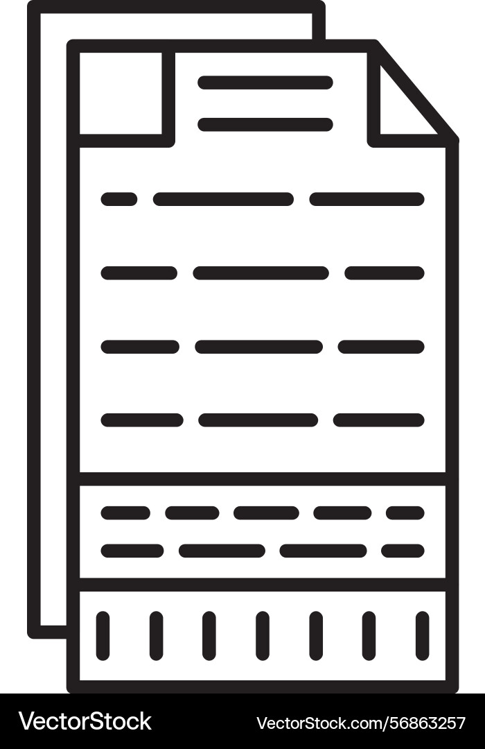 Files icon vector image