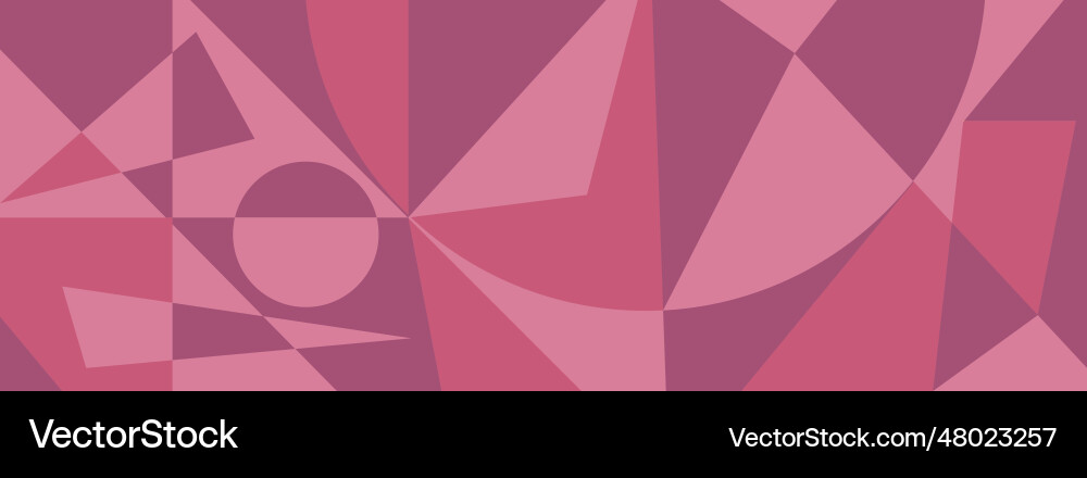 Geometric abstraction a pattern of Vector Image