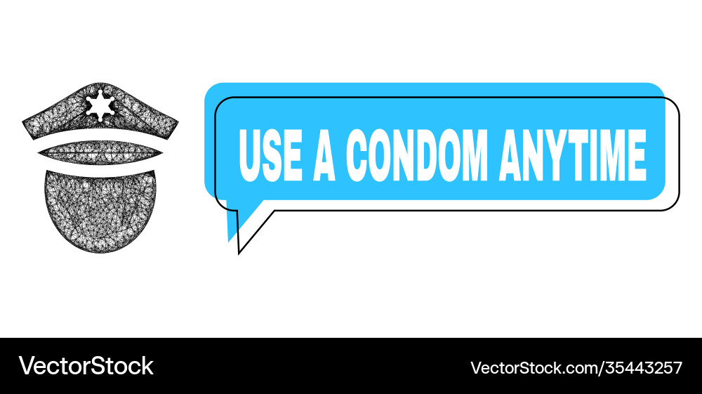 Misplaced use a condom anytime conversation Misplaced use a condom anytime conversation vector image