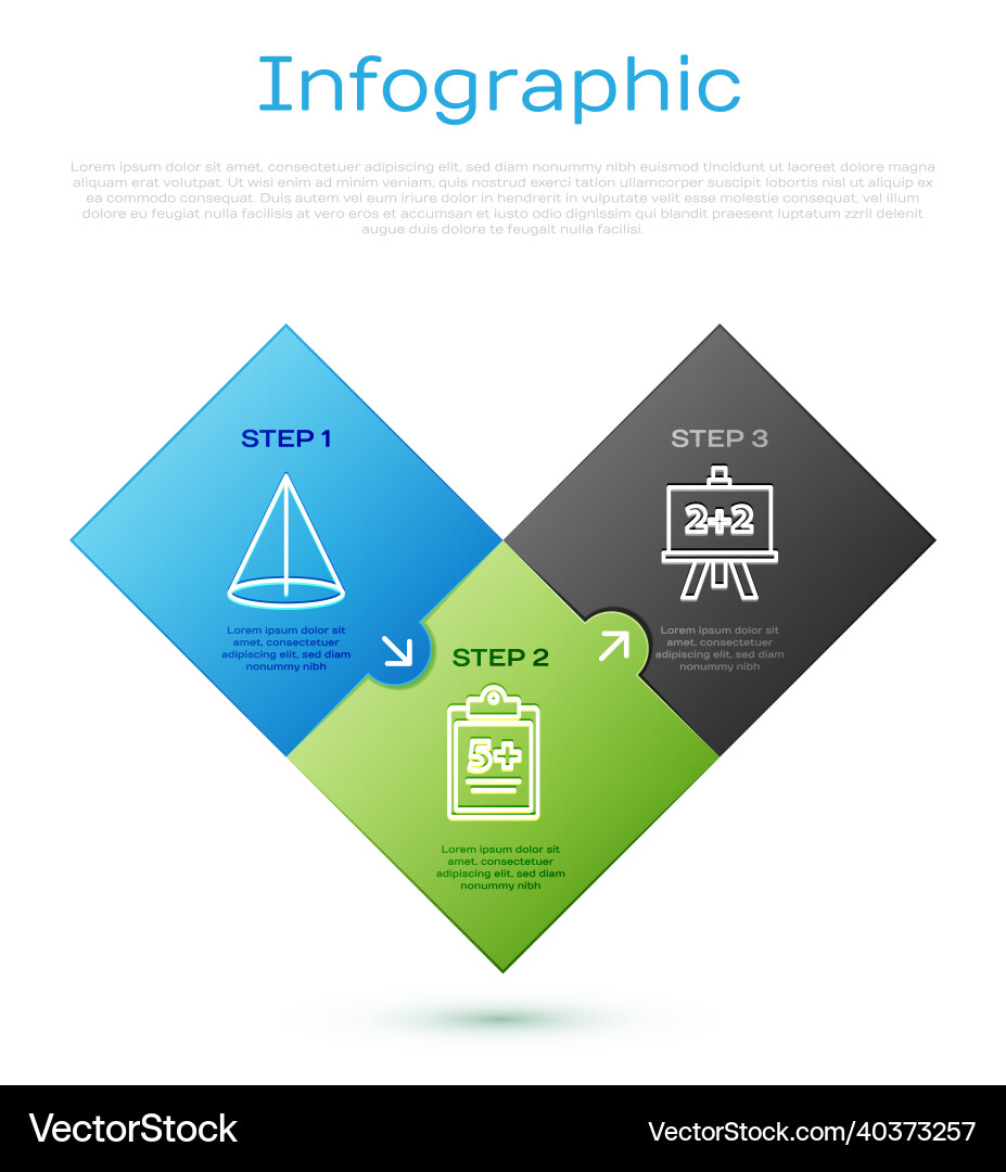 Set line graph schedule chart diagram Set line graph schedule chart diagram vector image