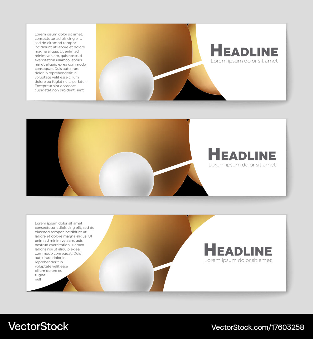 Abstract layout background set for art vector image