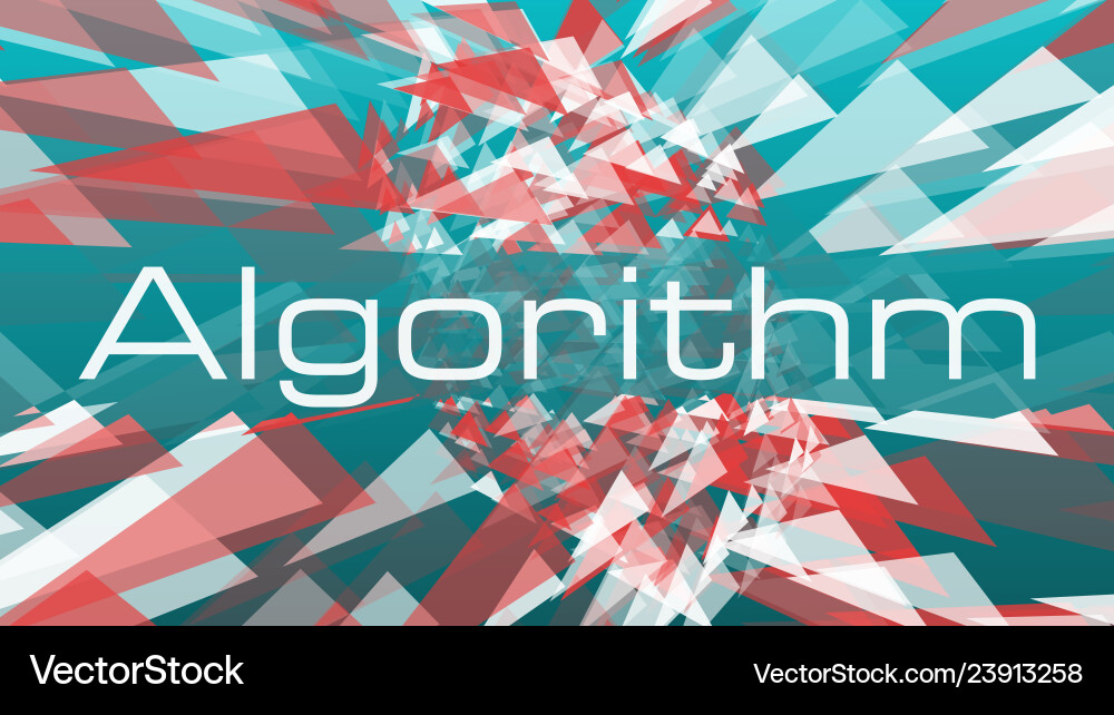 Big data security algorithm science technology vector image