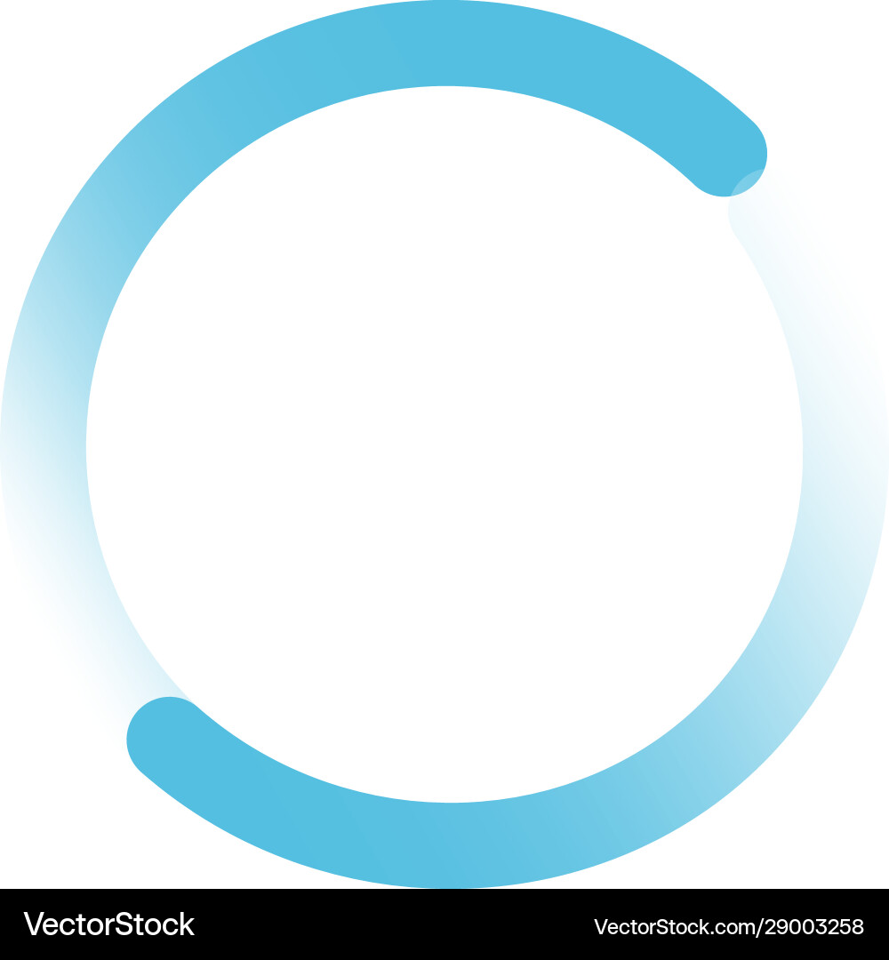 Web or internet progress loader circle icon Web or internet progress loader circle icon Vector Image