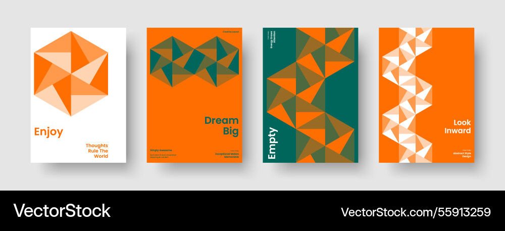 Isolated report template abstract brochure design Isolated report template abstract brochure design vector image