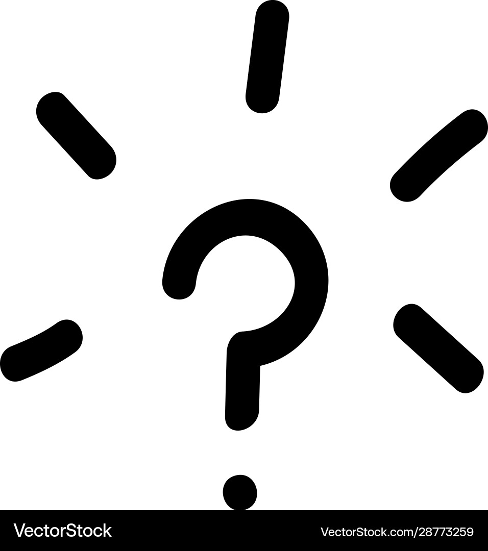 Mark question with shine asking questions ask Mark question with shine asking questions ask Vector Image
