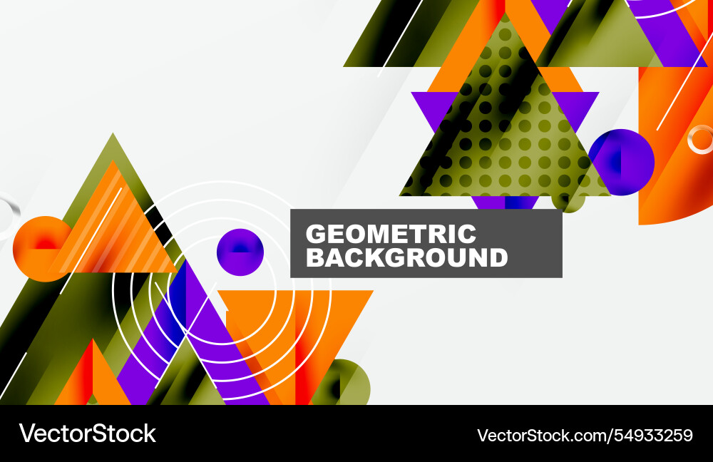 Modern abstract design with overlapping vector image