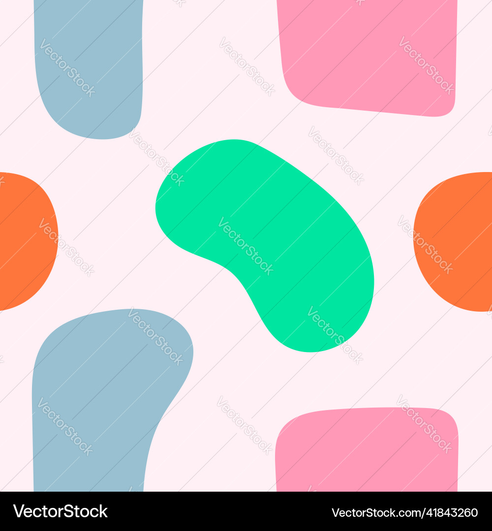Abstract seamless pattern with different shapes Abstract seamless pattern with different shapes vector image
