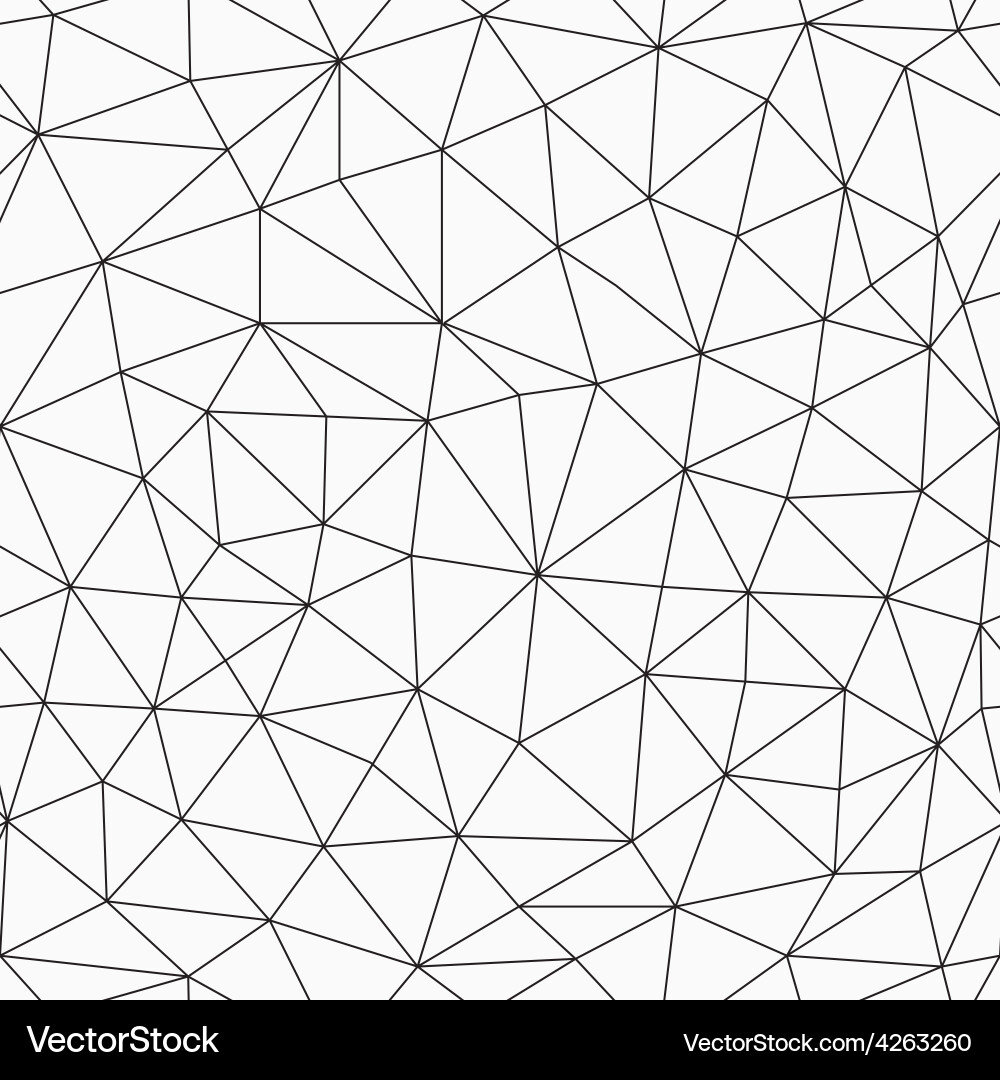 Contour Triangle Pattern vector image