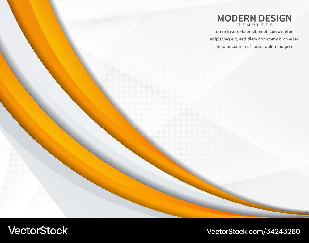 Dynamic Curve Layered Abstract vector image