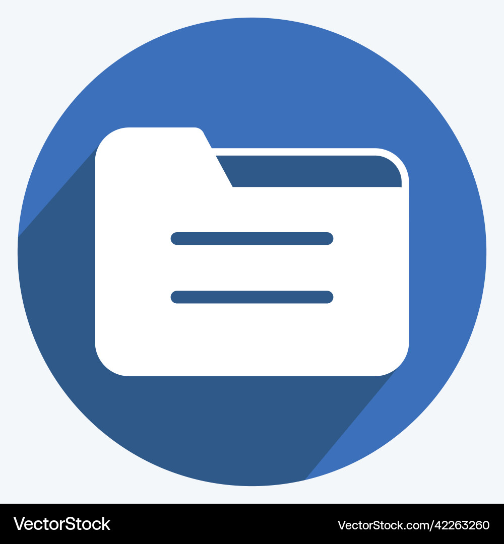 Icon folder suitable for web interface symbol Icon folder suitable for web interface symbol vector image