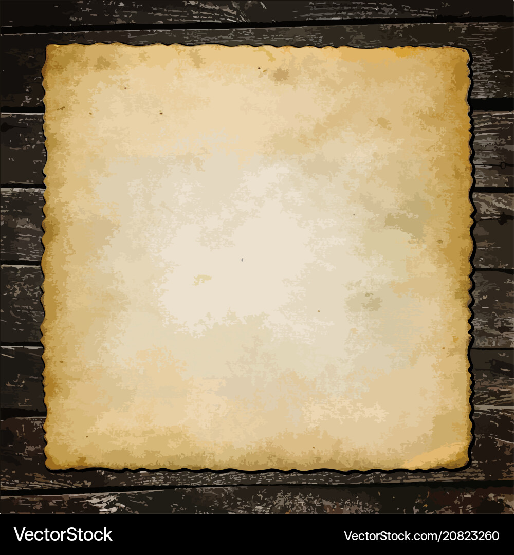 Rustic Wooden Paper Vector Image