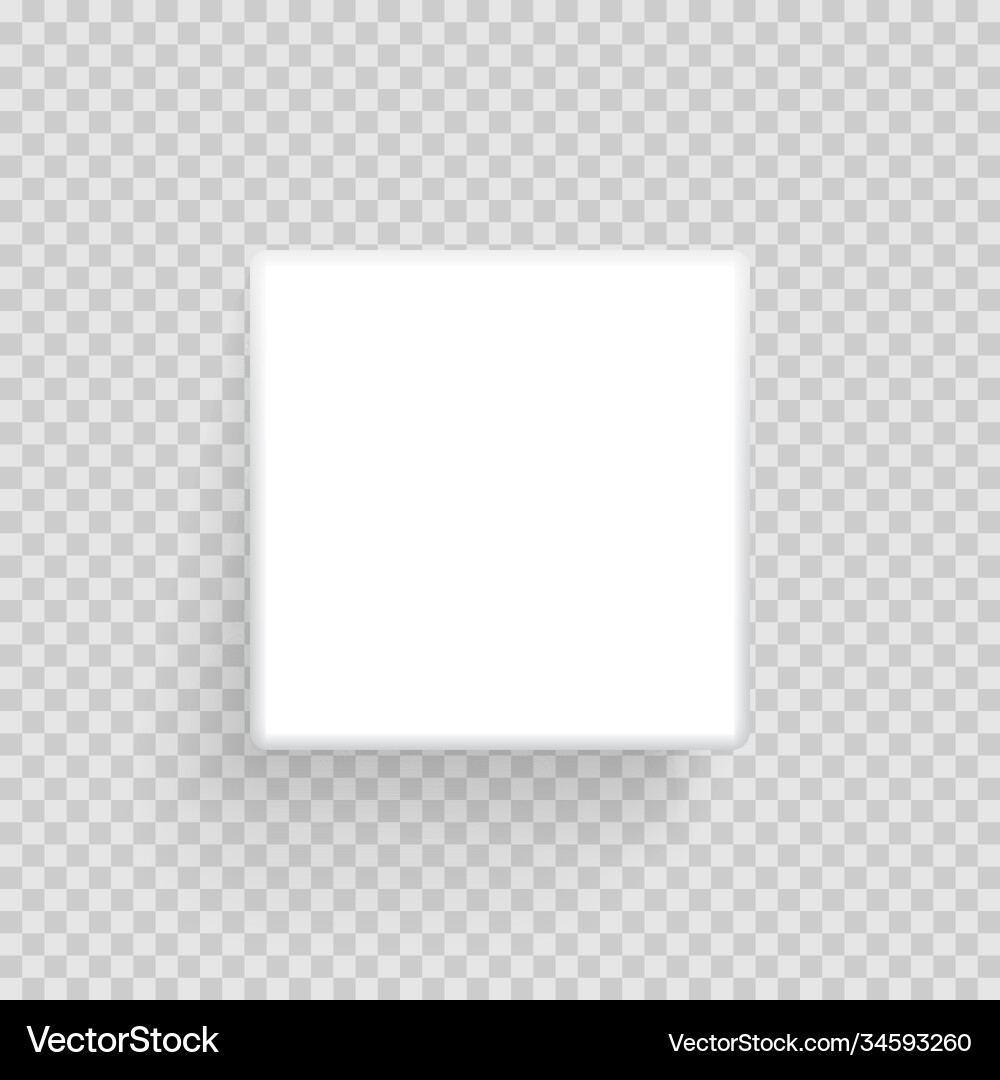 White box mock up model 3d top view White box mock up model 3d top view vector image
