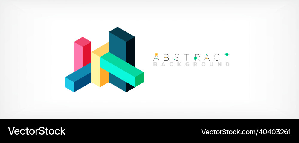 Abstract background 3d cubes cubic elements Abstract background 3d cubes cubic elements vector image